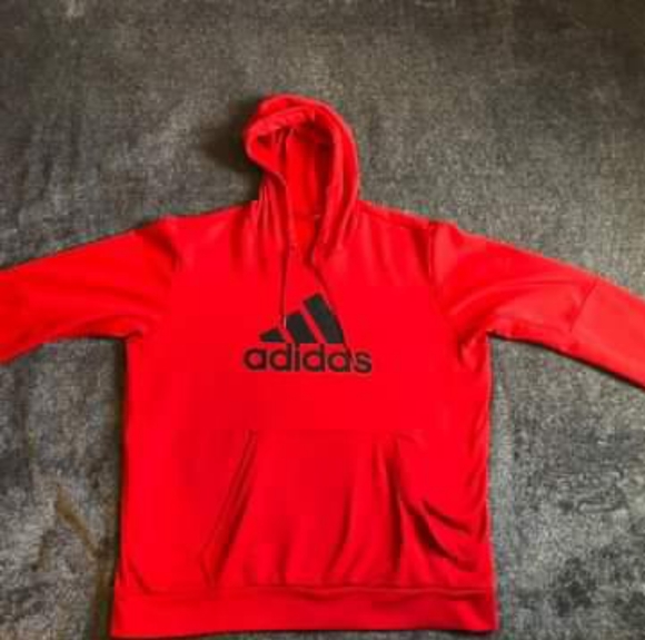 Red Adidas aeroready hoodie - Picture 1 of 3